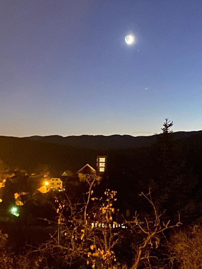 Le Moonloft insolite Tiny-House dans les arbres&1 séance de sauna pour 2 avec vue panoramique Osenbach Extérieur photo