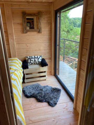 Le Moonloft insolite Tiny-House dans les arbres&1 séance de sauna pour 2 avec vue panoramique Osenbach Extérieur photo