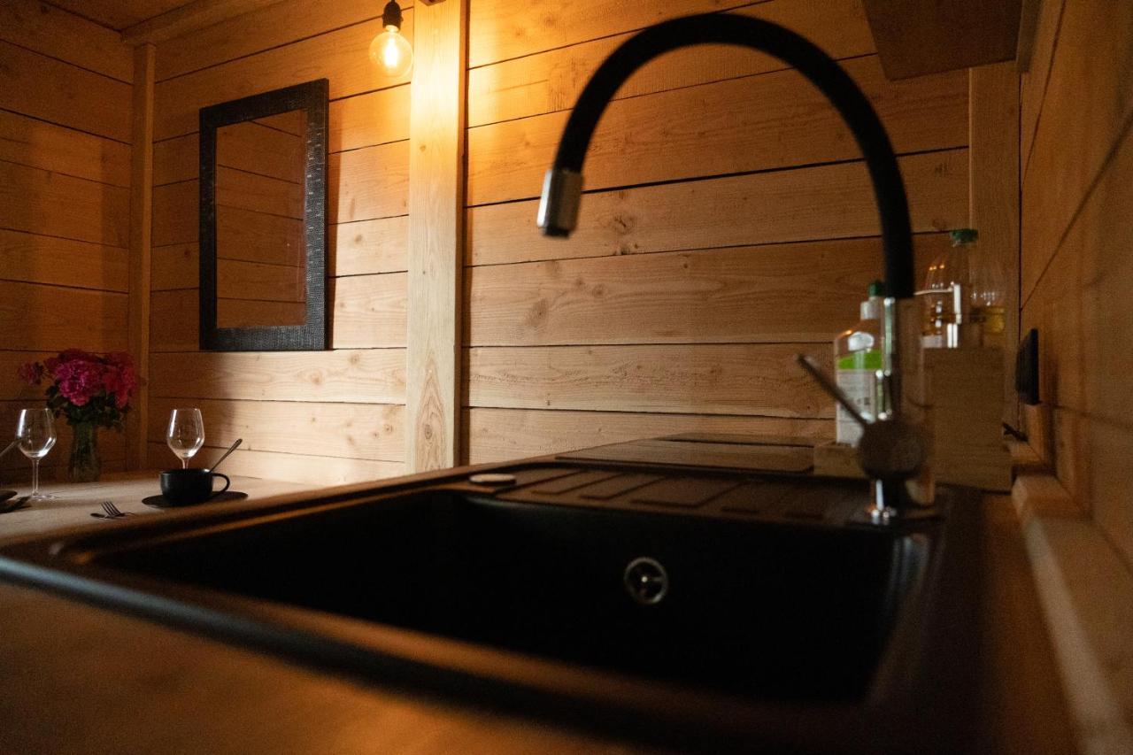 Le Moonloft insolite Tiny-House dans les arbres&1 séance de sauna pour 2 avec vue panoramique Osenbach Extérieur photo