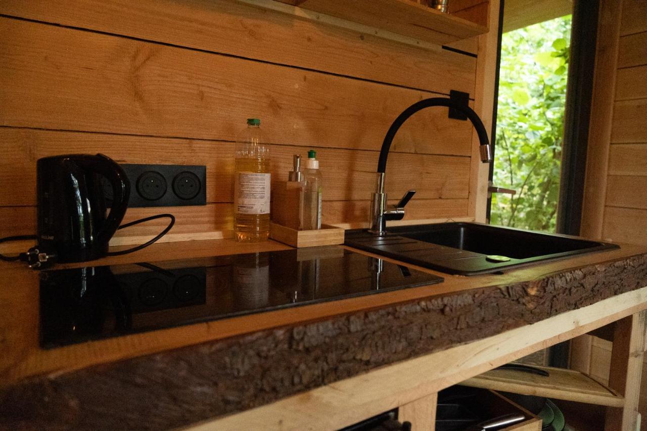 Le Moonloft insolite Tiny-House dans les arbres&1 séance de sauna pour 2 avec vue panoramique Osenbach Extérieur photo