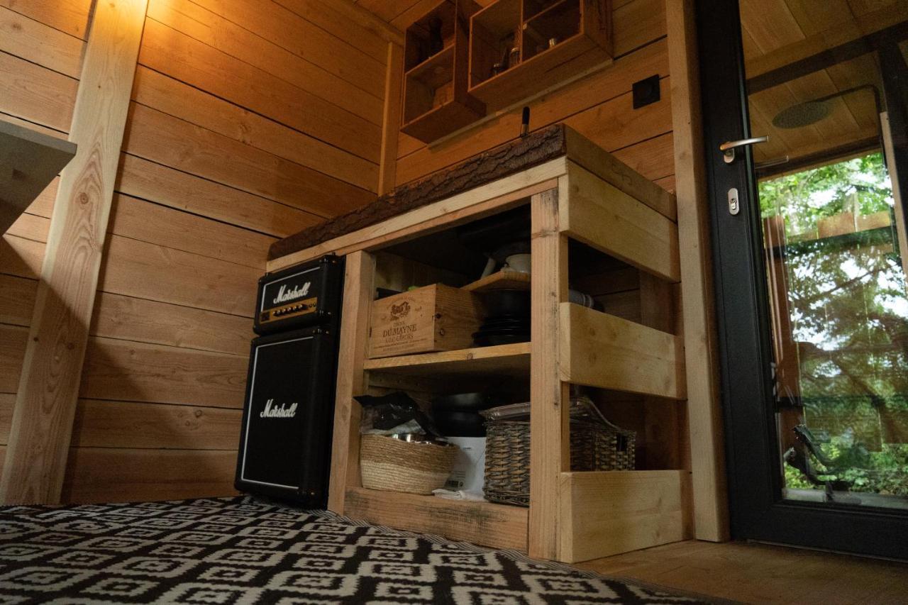 Le Moonloft insolite Tiny-House dans les arbres&1 séance de sauna pour 2 avec vue panoramique Osenbach Extérieur photo