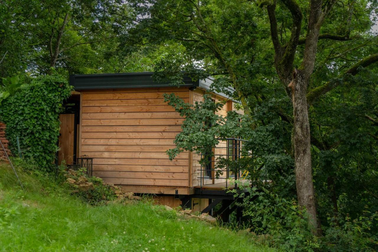 Le Moonloft insolite Tiny-House dans les arbres&1 séance de sauna pour 2 avec vue panoramique Osenbach Extérieur photo