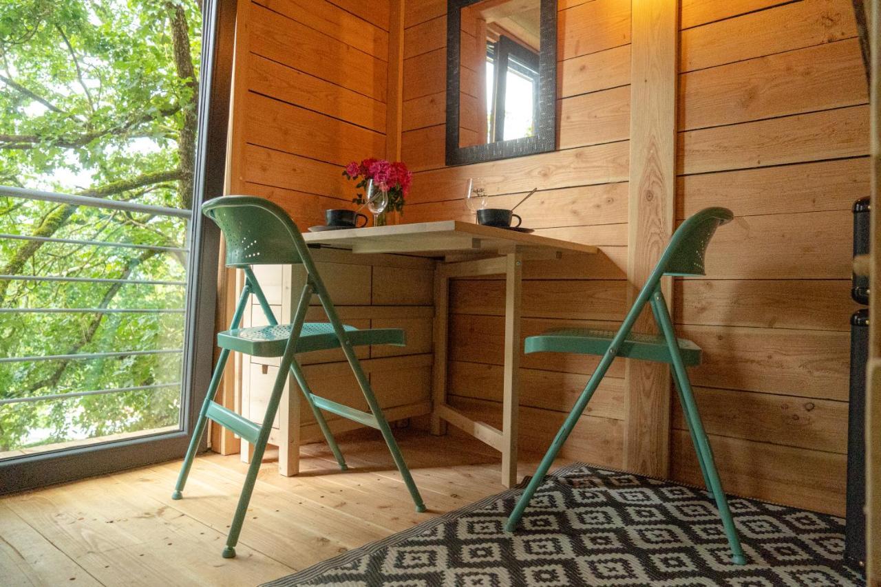 Le Moonloft insolite Tiny-House dans les arbres&1 séance de sauna pour 2 avec vue panoramique Osenbach Extérieur photo