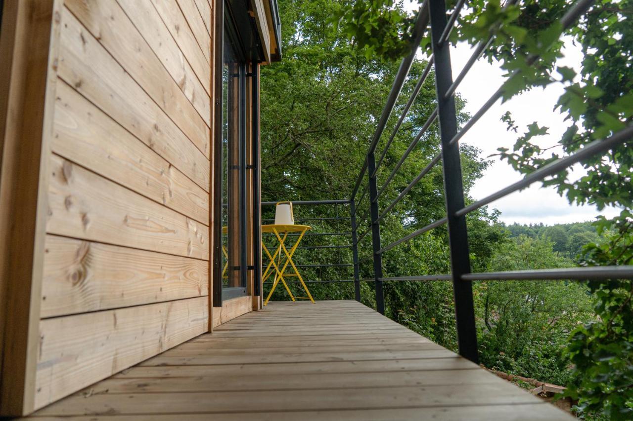 Le Moonloft insolite Tiny-House dans les arbres&1 séance de sauna pour 2 avec vue panoramique Osenbach Extérieur photo